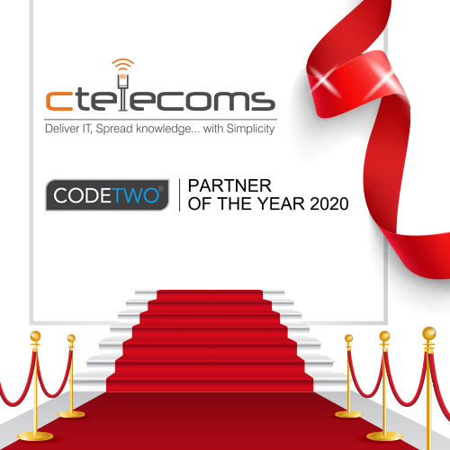 Ctelecoms Awarded CodeTwo Partner of the Year 2020 in Saudi Arabia!