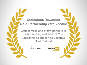 Ctelecoms Rewarded Gold Partnership with Veeam!