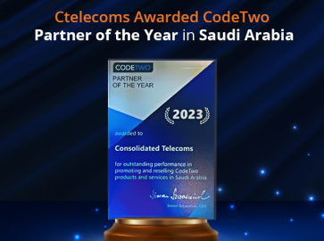 Ctelecoms Awarded CodeTwo Partner of the Year in Saudi Arabia