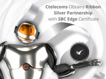 Ctelecoms Obtains Ribbon Silver Partnership with SBC Edge Certificate