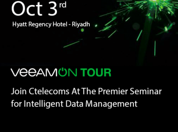 Ctelecoms is The Silver Sponsor of VeeamOn Tour in Riyadh 2018!