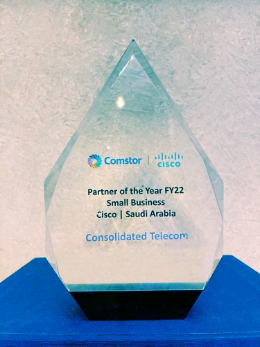 Ctelecoms Awarded Comstor: Partner of the Year FY22 – Small Business Category.