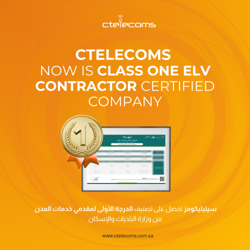 Ctelecoms Now is Class One ELV Contractor Certified Company