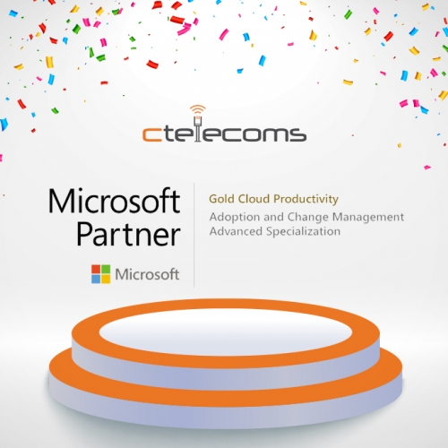 Ctelecoms Earns Microsoft Adoption and Change Management Advanced Specialization